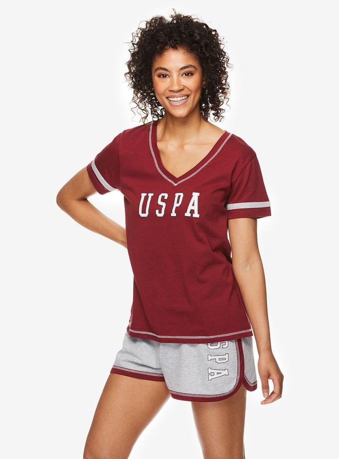 USPA LOGO T-SHIRT AND SHORTS SET For Sale