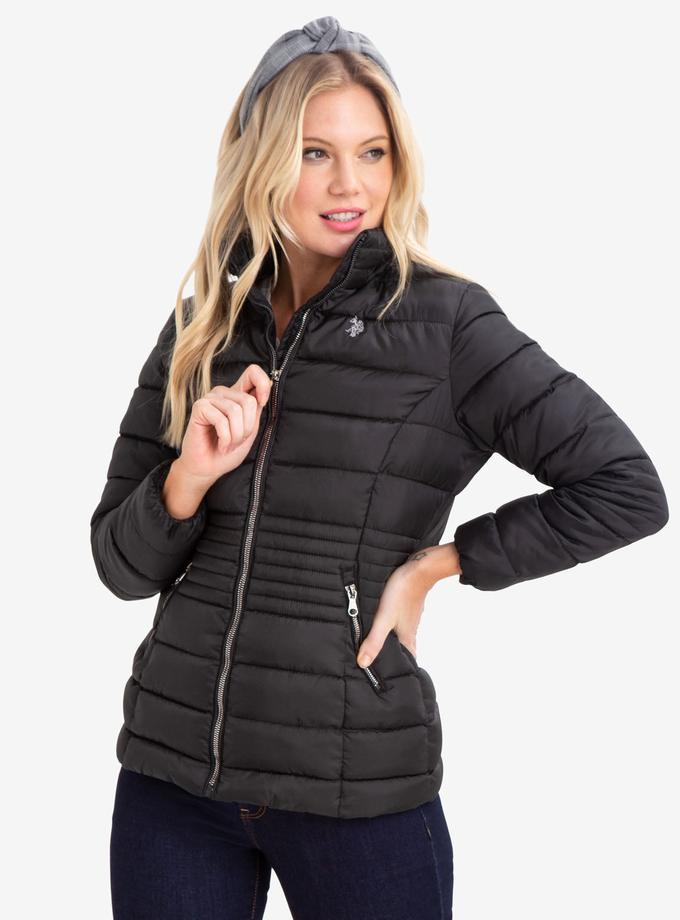 USPA LONG PUFFER JACKET On Sale