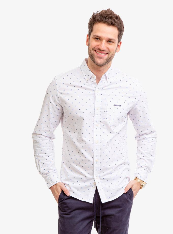 USPA LONG SLEEVE ALL OVER FLORAL OXFORD SHIRT On Sale