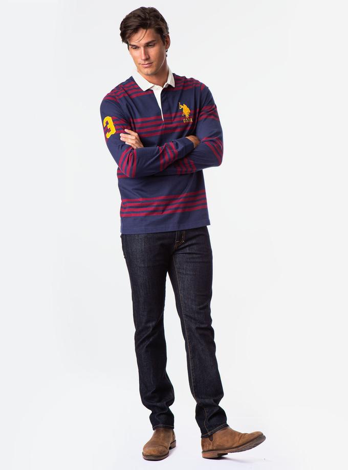 USPA LONG SLEEVE RUGBY POLO SHIRT Best Buy