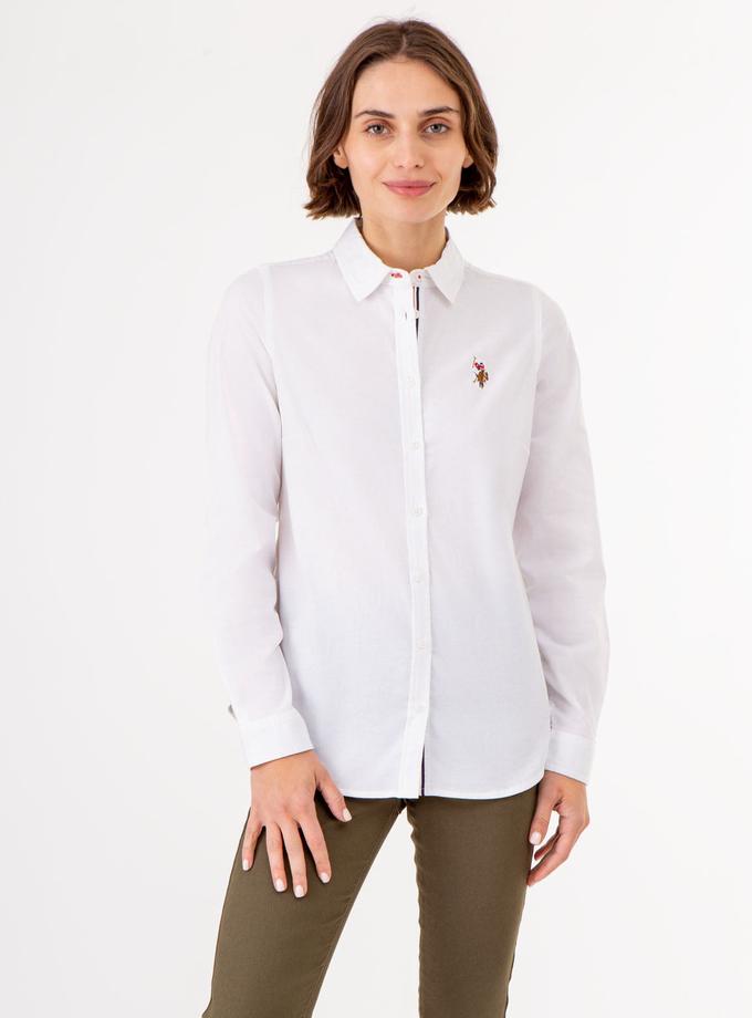 USPA LONG SLEEVE SOLID STRETCH OXFORD SHIRT Best Buy