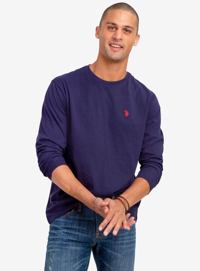 USPA LONG SLEEVE SOLID T-SHIRT High Quality