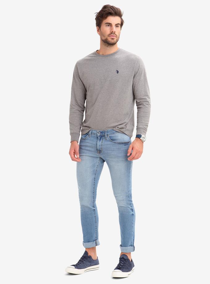 USPA LONG SLEEVE SOLID T-SHIRT On Sale