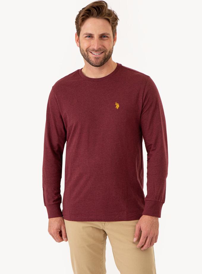 USPA LONG SLEEVE SOLID T-SHIRT Same Day Delivery