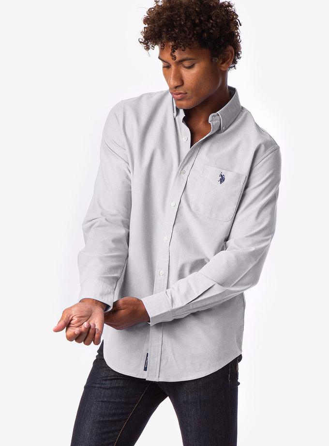 USPA LONG SLEEVE STRETCH OXFORD SHIRT Best Buy