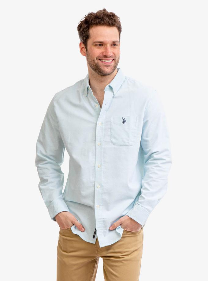 USPA LONG SLEEVE STRETCH OXFORD SHIRT Best Seller