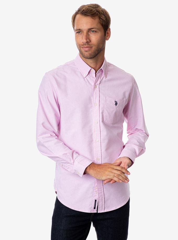 USPA LONG SLEEVE STRETCH OXFORD SHIRT On Sale