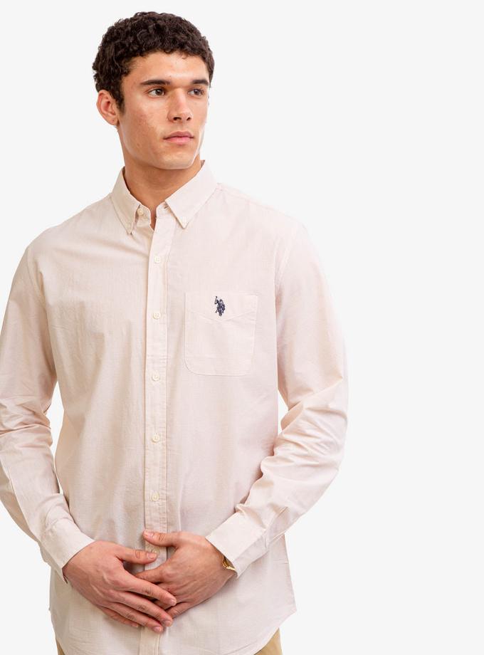 USPA LONG SLEEVE STRETCH POPLIN SHIRT On Sale