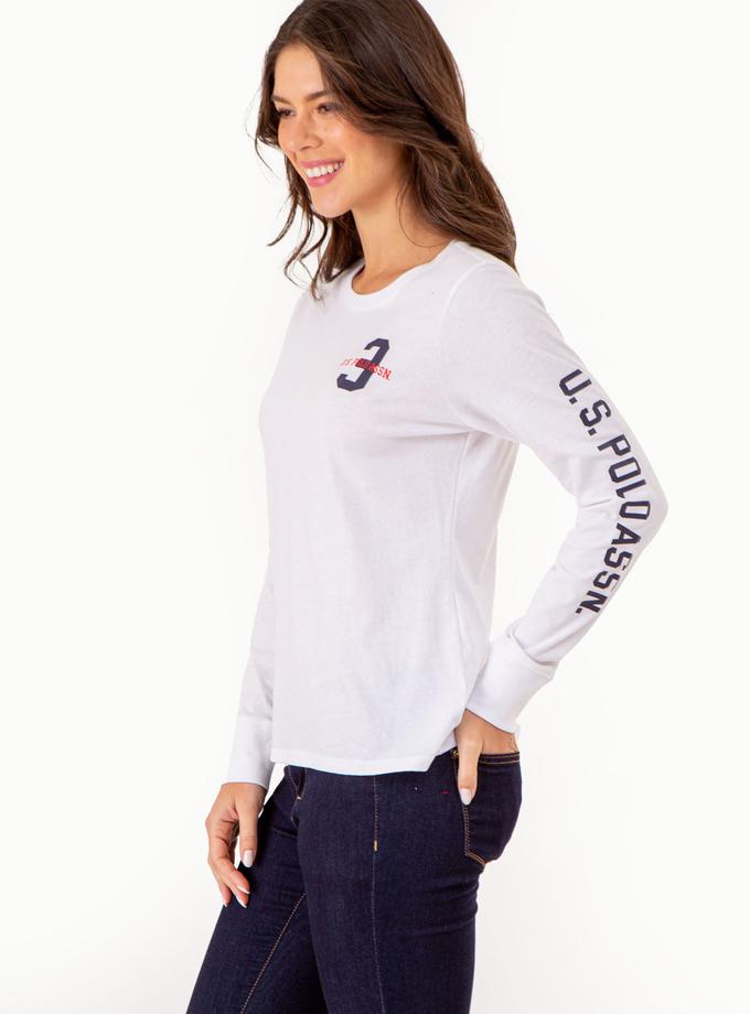 USPA LONG SLEEVE U.S. POLO ASSN. GRAPHIC T-SHIRT For Sale