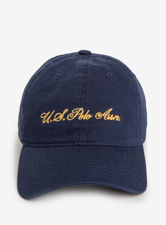 USPA LUREX EMBROIDERED SCRIPT LOGO CAP Same Day Delivery