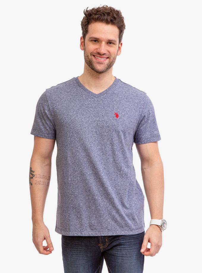 USPA MARLED V-NECK T-SHIRT Free shipping