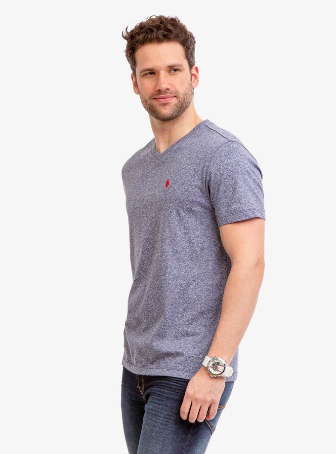 USPA MARLED V-NECK T-SHIRT Free shipping