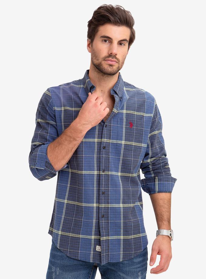 USPA MEGA PLAID SHIRT On Sale