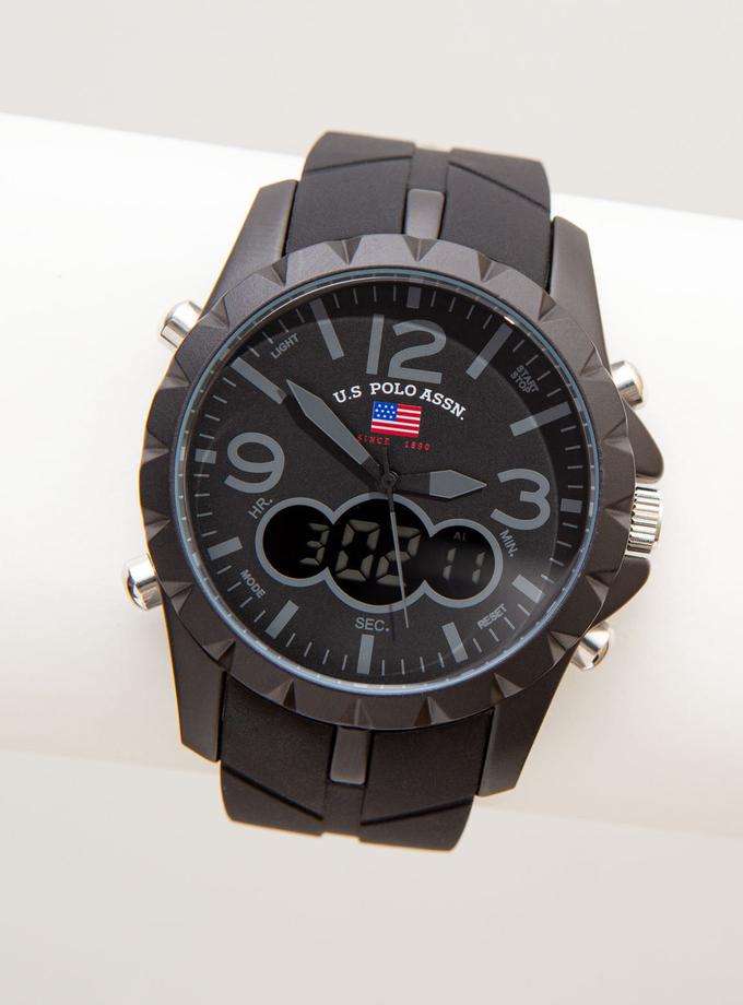 USPA MEN'S BLACKOUT ANA DIGI WATCH Same Day Delivery