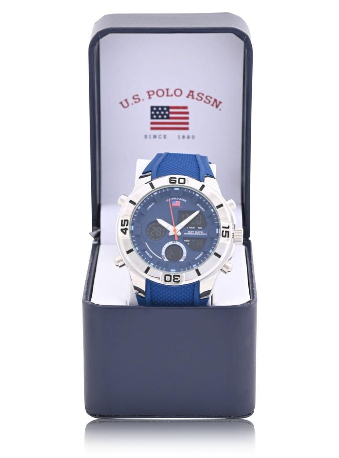 USPA MEN'S BLUE STRAP ANA DIGI WATCH Best Price