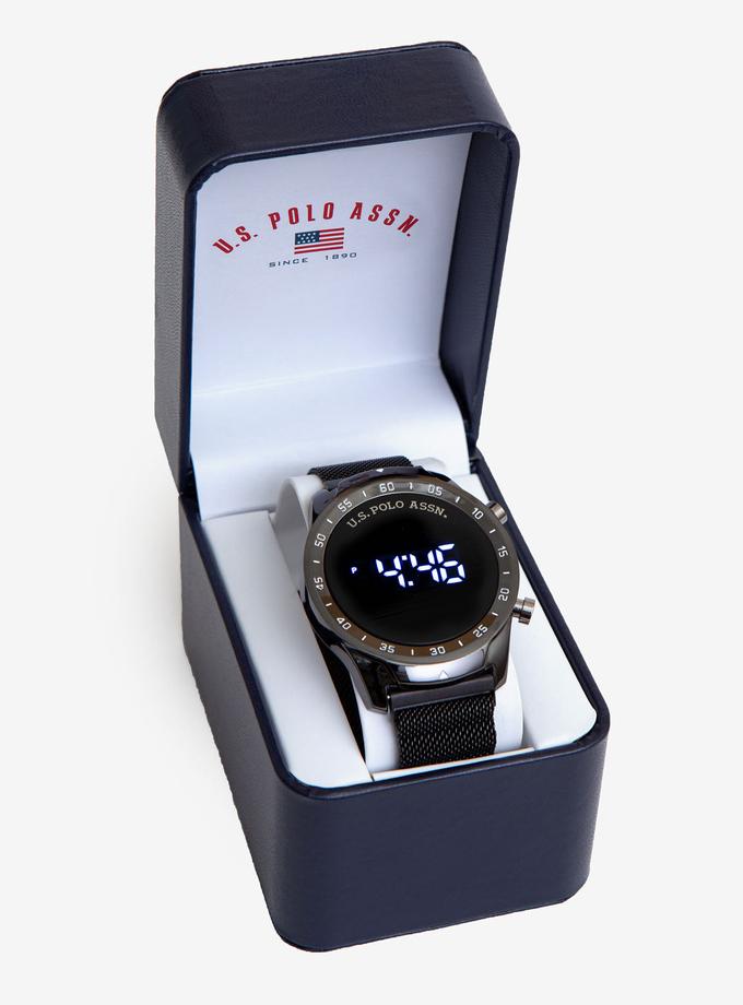 USPA MEN'S LED MESH STRAP WATCH On Sale