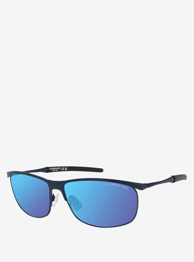 USPA MEN'S METAL SPORT RECTANGULAR SUNGLASSES Best Buy