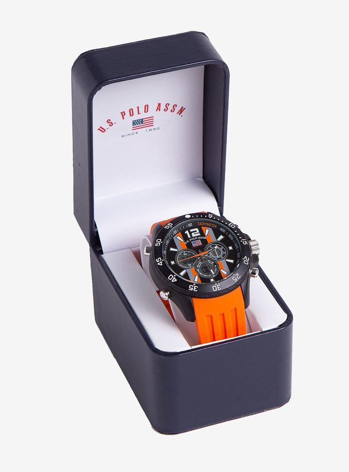 USPA MEN'S ORANGE ANA DIGI SPORT WATCH Free shipping