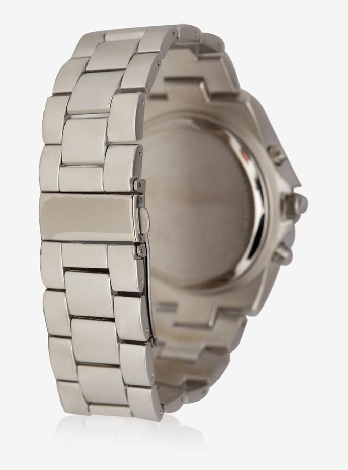 USPA MEN'S SILVER LARGE FACED WATCH Same Day Delivery