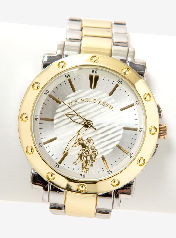 USPA MEN'S TWO TONE BRACELET WATCH New Arrival