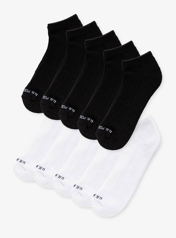 USPA MENS 10PK LOW CUT PERFORMANCE SOCKS Best Buy