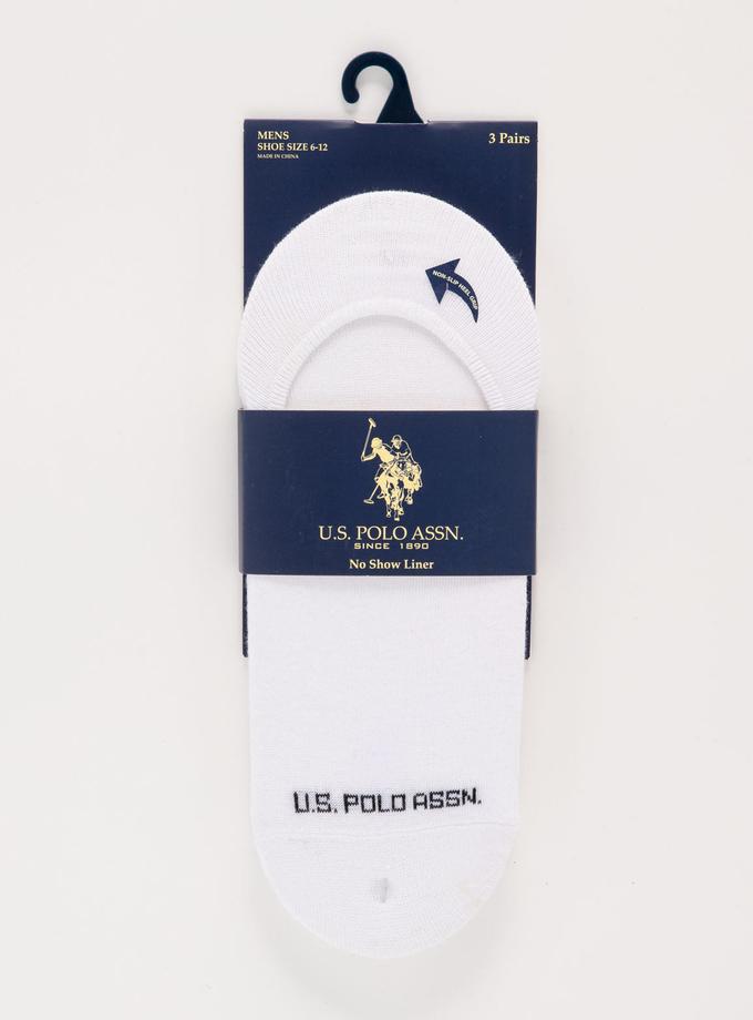 USPA MENS 3PK SOLID LINERS Best Seller