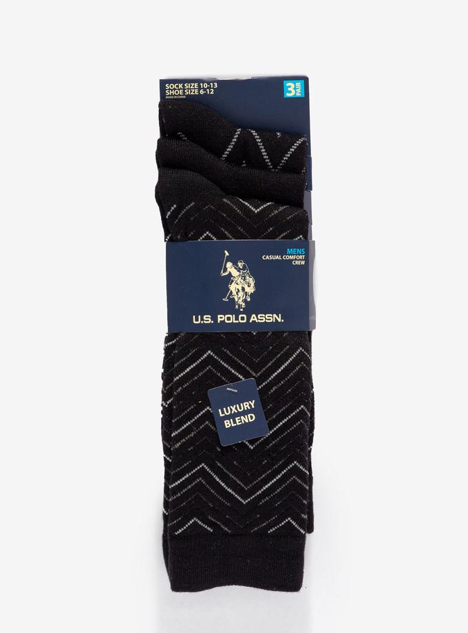 USPA MENS 3PK SUPER SOFT DRESS SOCKS Same Day Delivery