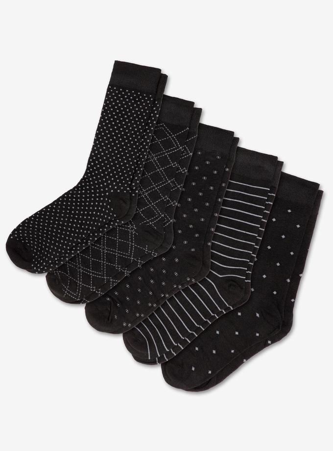 USPA MENS 5 PACK DRESS CREW SOCKS GIFT SET Best Buy