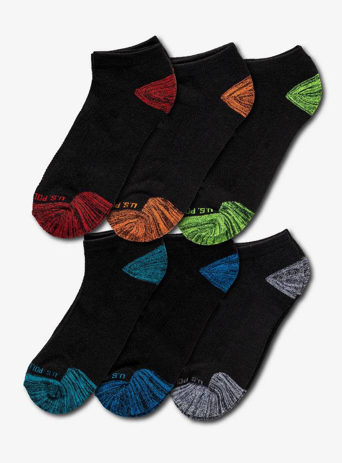 USPA MENS 6PK LOW CUT PERFORMANCE SOCKS Best Buy