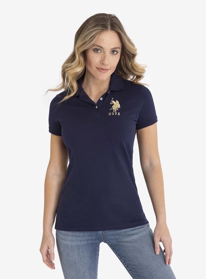 USPA METALLIC PRINT POLO SHIRT Best Buy