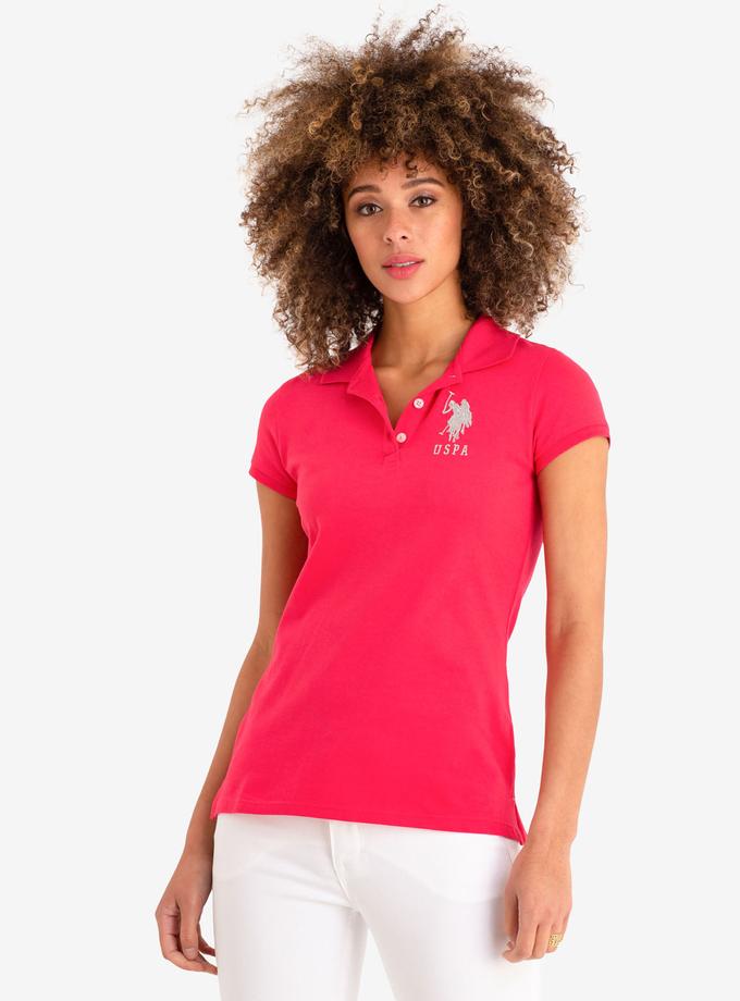 USPA METALLIC PRINT POLO SHIRT High Quality