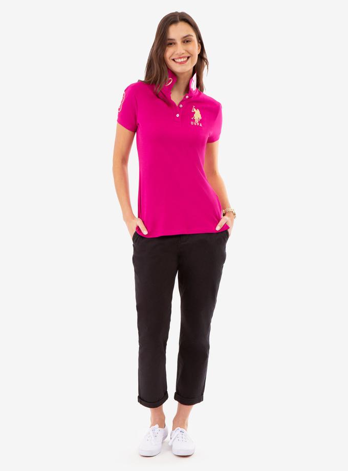 USPA METALLIC PRINT POLO SHIRT New Arrival