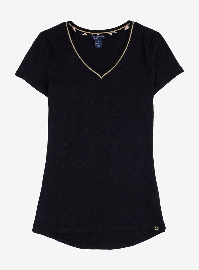 USPA METALLIC TRIM V-NECK Best Price