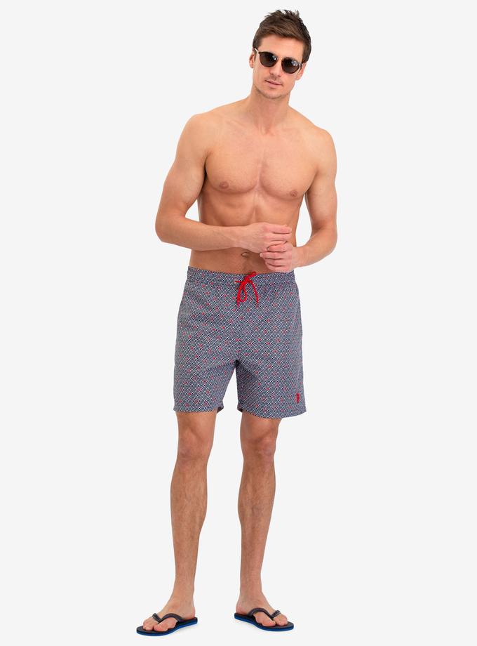 USPA MINI GEOMETRIC PATTERN SWIM TRUNKS Best Price