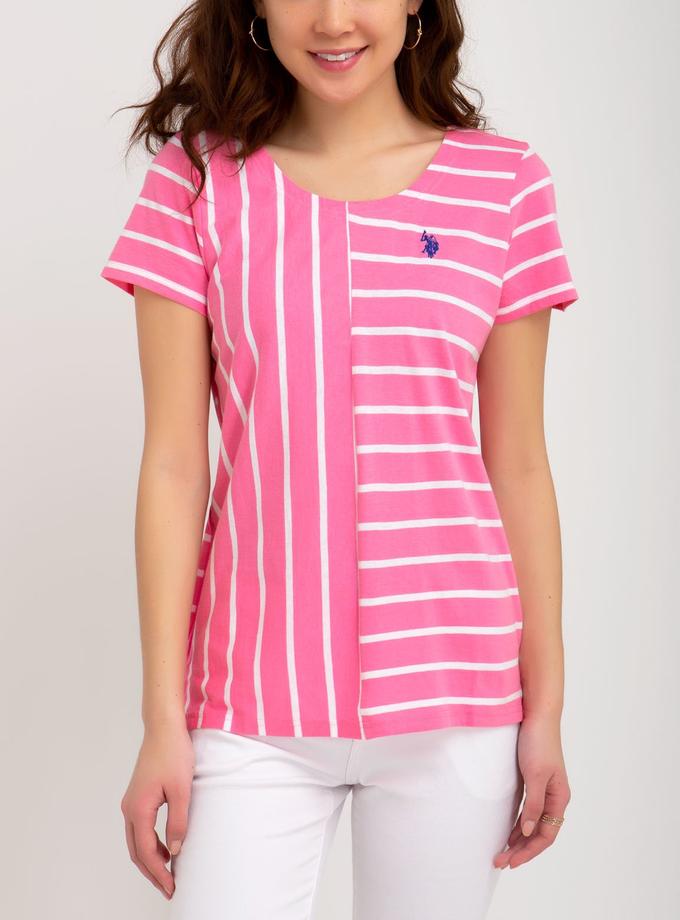 USPA MIX STRIPED T-SHIRT Best Price