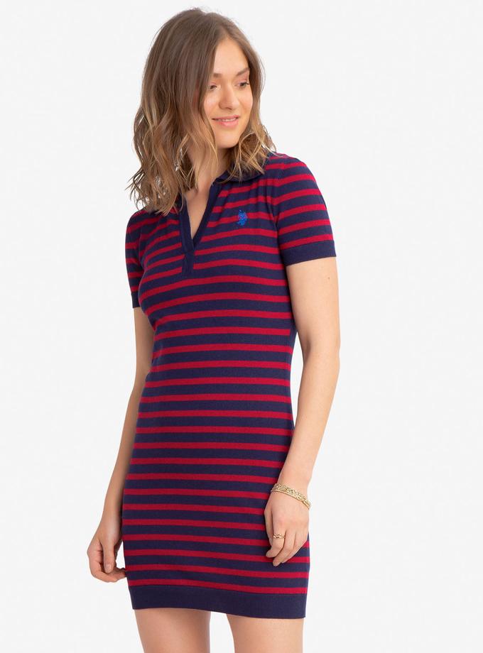 USPA MIXED STRIPE SWEATER DRESS New Arrival