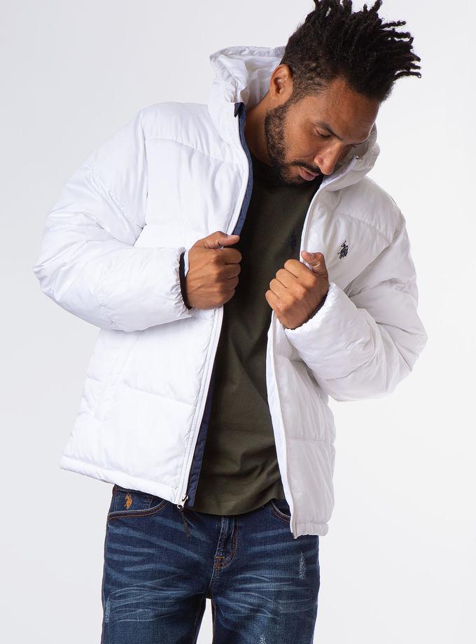 USPA MODERATE HOODED PUFFER JACKET On Sale