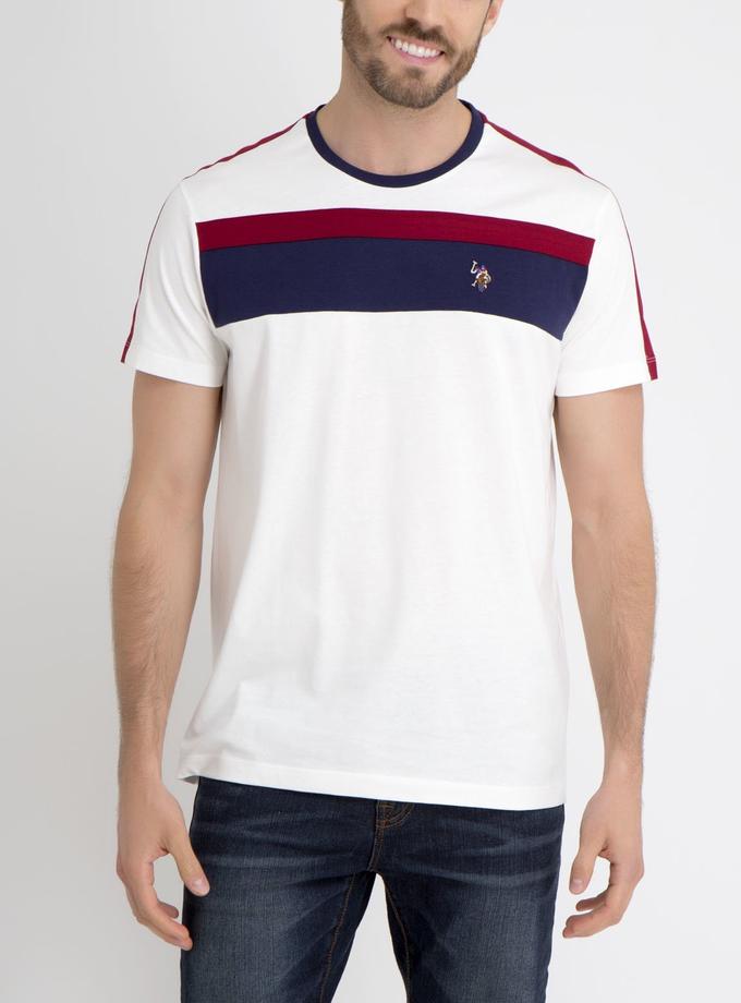 USPA MULTI CHEST STRIPED T-SHIRT Best Price