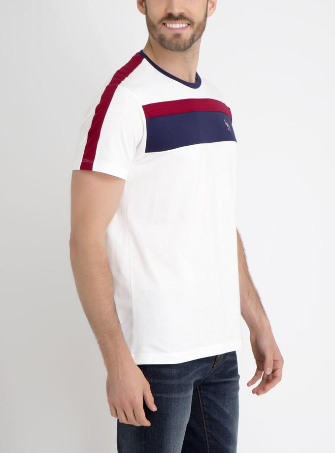 USPA MULTI CHEST STRIPED T-SHIRT Best Price