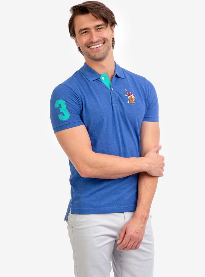 USPA MULTI COLOR BIG LOGO POLO SHIRT Best Buy