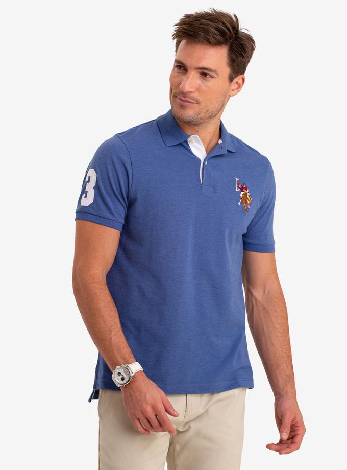 USPA MULTI COLOR BIG LOGO POLO SHIRT For Sale