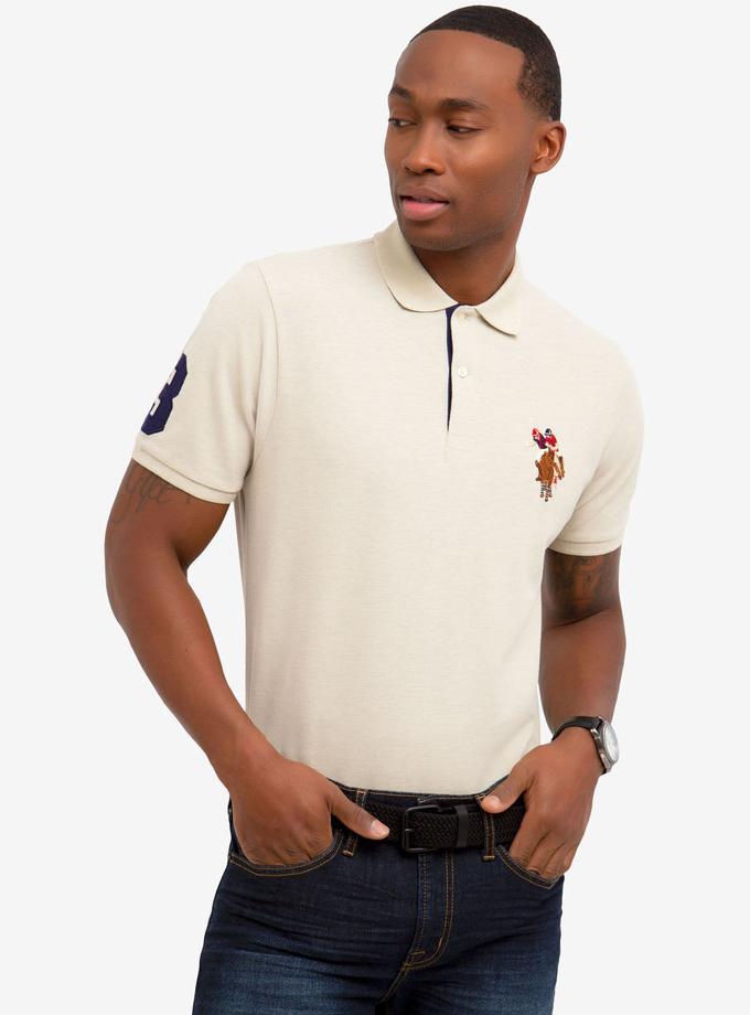 USPA MULTI COLOR BIG LOGO POLO SHIRT Free shipping