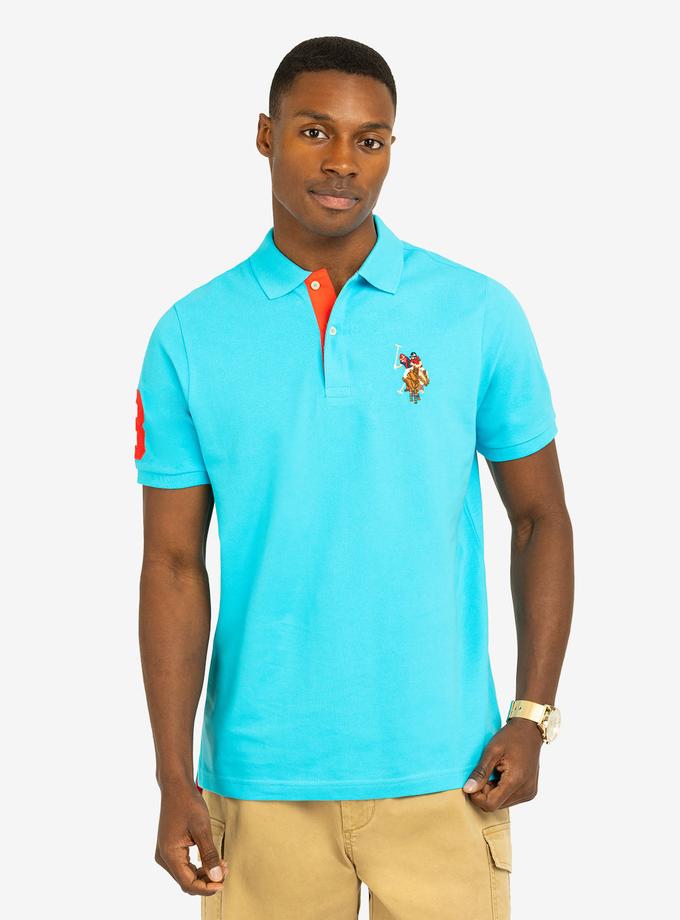 USPA MULTI COLOR BIG LOGO POLO SHIRT Same Day Delivery