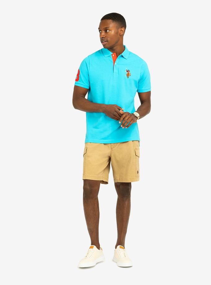 USPA MULTI COLOR BIG LOGO POLO SHIRT Same Day Delivery