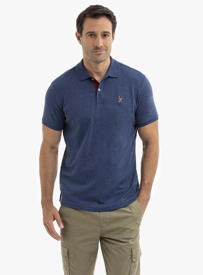 USPA MULTI COLOR LOGO INTERLOCK POLO SHIRT Same Day Delivery