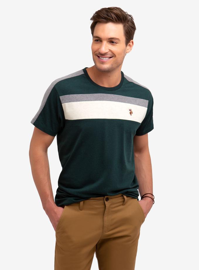 USPA MULTI-COLOR STRIPE T-SHIRT Best Buy