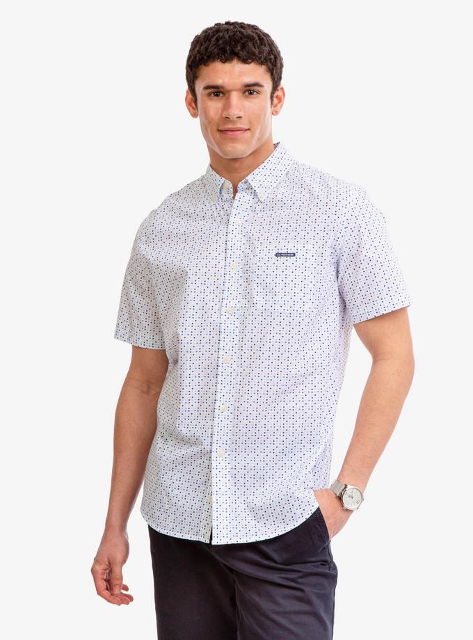 USPA MULTI DOT SLUB POPLIN SHIRT Best Buy