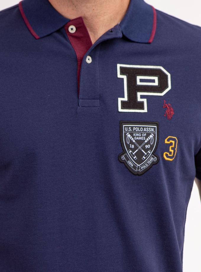 USPA MULTI PATCH PIQUE POLO SHIRT Best Seller