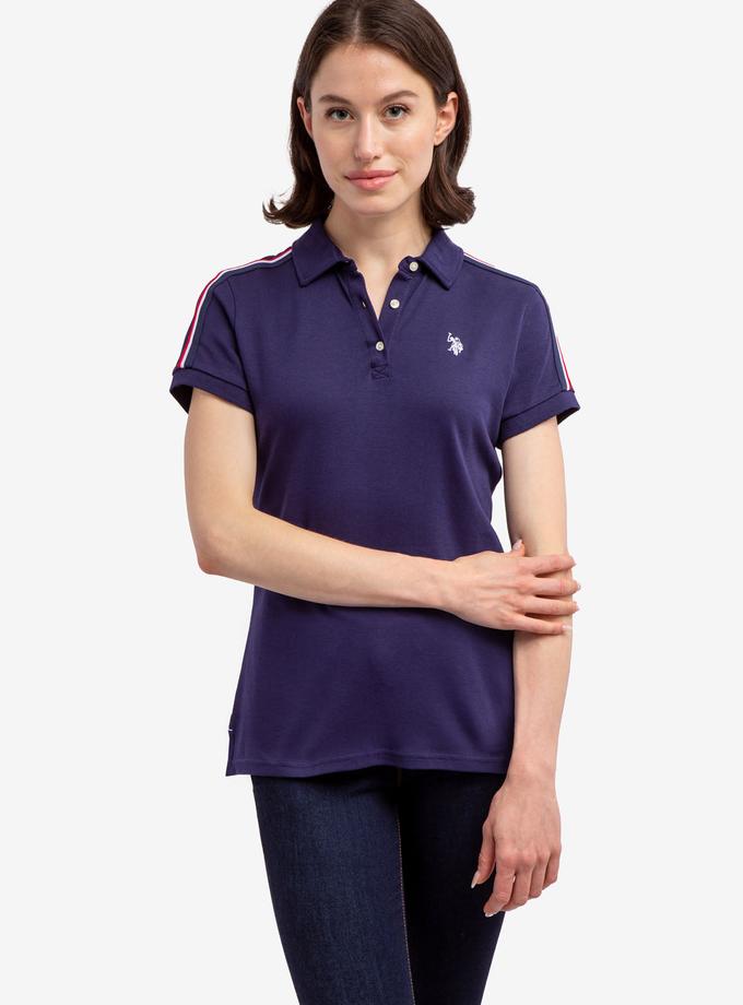 USPA MULTI SHOULDER STRIPE POLO SHIRT On Sale