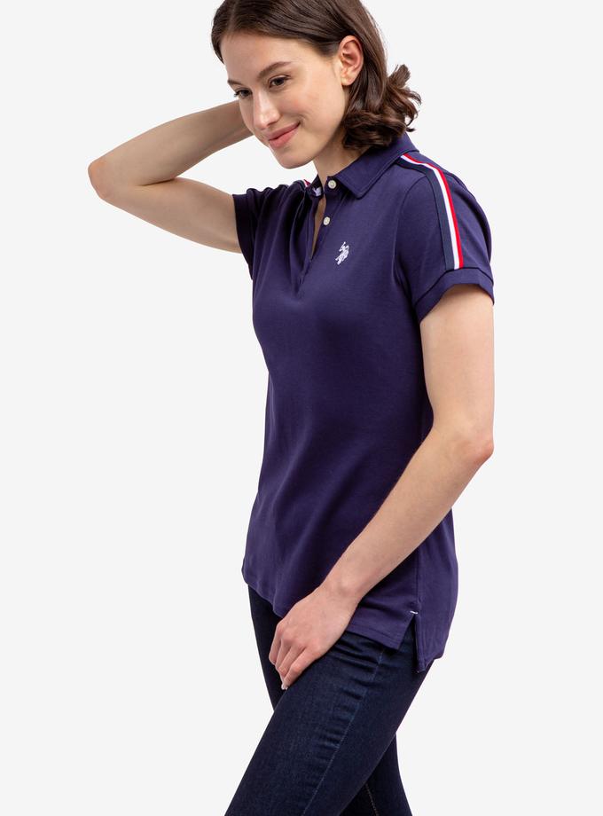 USPA MULTI SHOULDER STRIPE POLO SHIRT On Sale